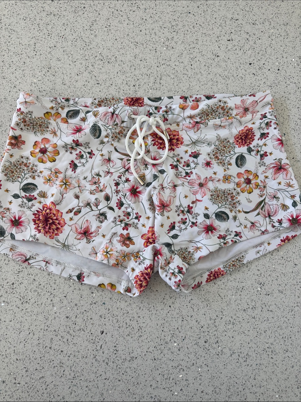 Seaplane Men’s Floral Drawstring swim suit